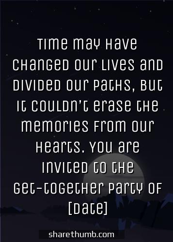 get together party invitation quotes